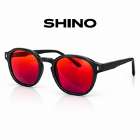 Shino — Lunettes Anti-Lumière Bleue Verre Rouge | Rituel du Soir