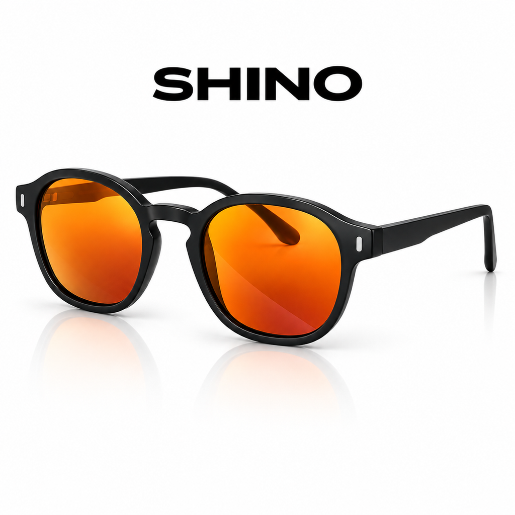 Shino — Lunettes Anti-Lumière Bleue Verre Rouge | Rituel du Soir