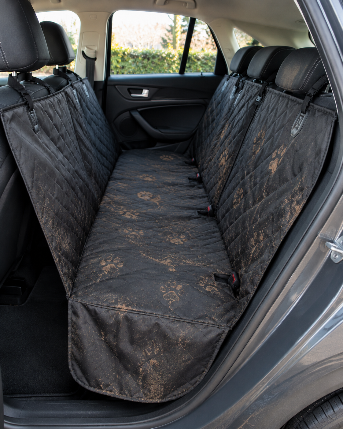 Housse de banquette imperméable pour chien : protège ta voiture des poils, de la boue et des griffures