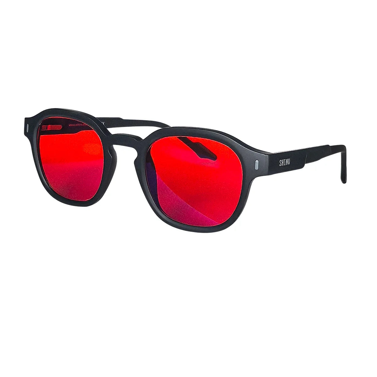 Shino — Lunettes Anti-Lumière Bleue Verre Rouge | Rituel du Soir